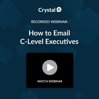 how to email c-level executives long card